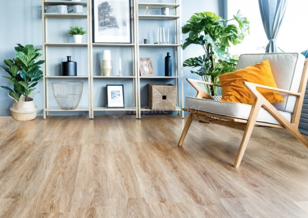 Клеевая кварцвиниловая плитка Alpine Floor Ultra ДУБ РЫЖИЙ ECO 5-21